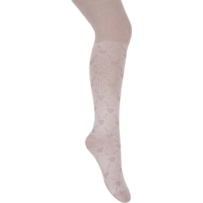 Artı Kalp Kabartmalı Kız Külotlu Çorap, Asorti