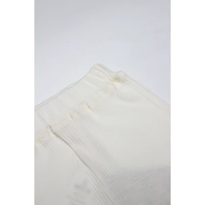 Bistyle Modal Flying Balloons Patikli Pantolon BS16122 Ekru