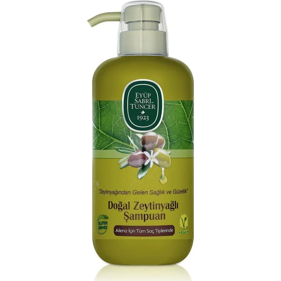 Eyüp Sabri Tuncer Doğal Zeytinyağlı Şampuan, 600 ml