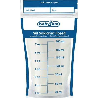 BabyJem Süt Saklama Poşeti