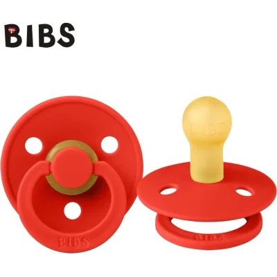 Bibs Colour Kauçuk Emzik 0-6 Ay Candy Apple