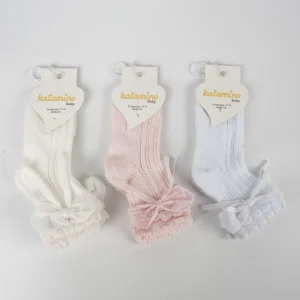 Katamino Aylina Aks File Bebek Soket Çorap, Asorti