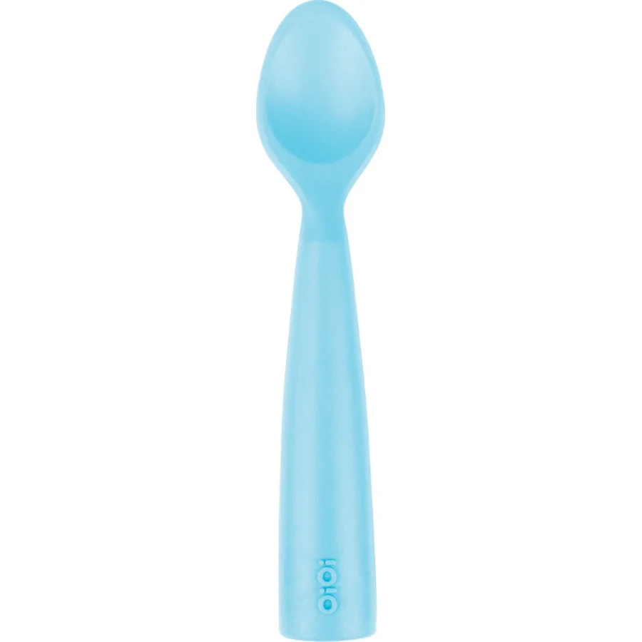 OiOi Nam Nam Silikon Mama Kaşığı Mineral, Mavi