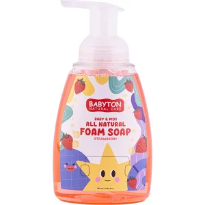 Babyton Çocuklar İçin Doğal Köpük Sabun Çilek
