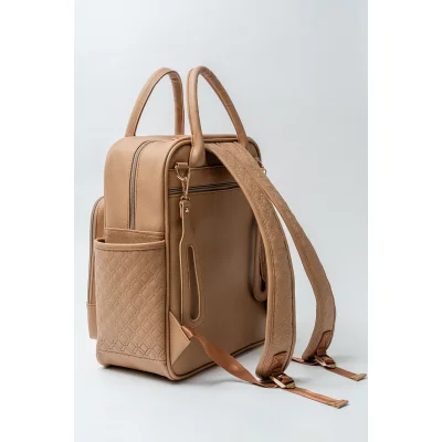 M&Y Mia Anne Bebek Bakım Sırt Çantası, Taba