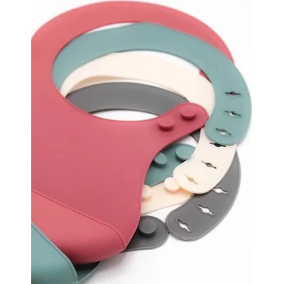 BabyJem Mini Silikon Önlük, Gri