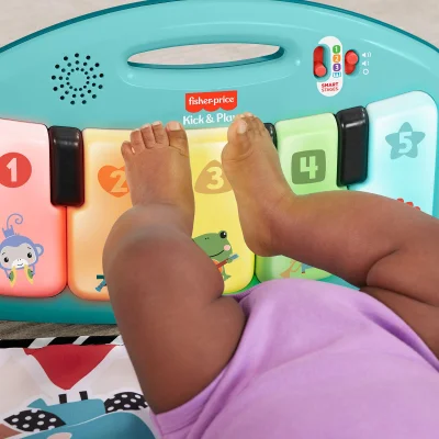 Fisher Price Sesli ve Işıklı Neşeli Hayvanlar Piyanolu Oyun Halısı