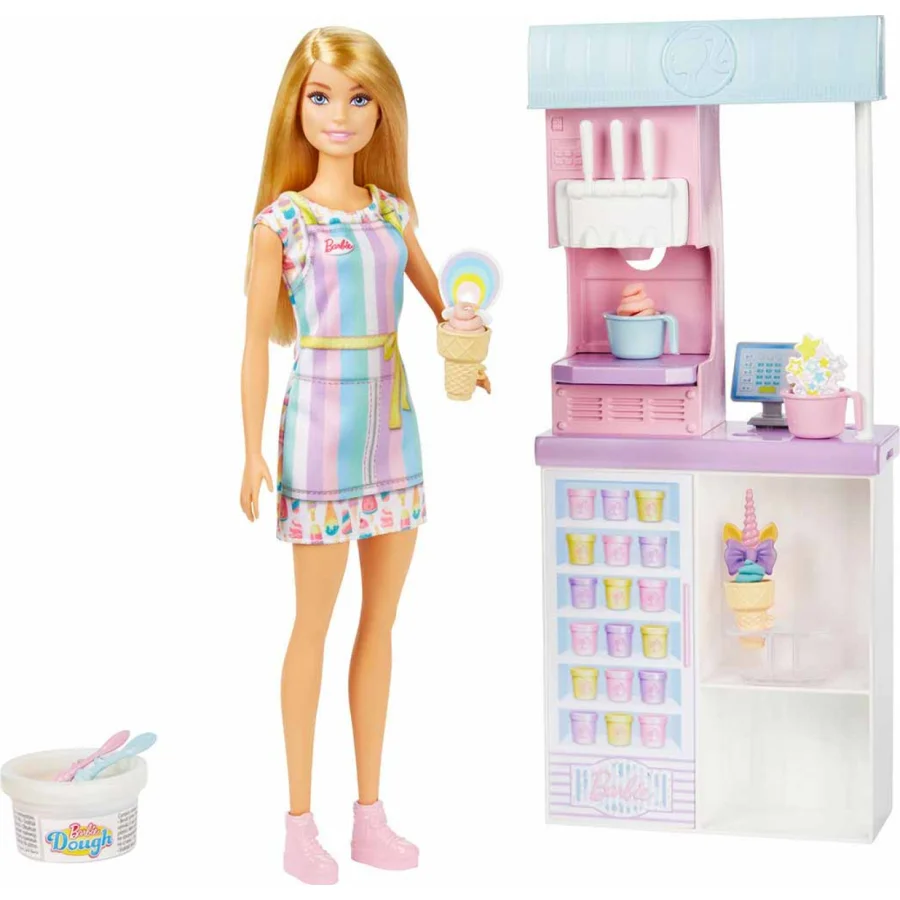 Barbie Dondurma Dükkanı Oyun Seti