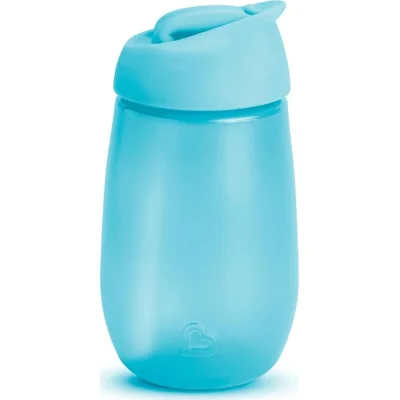 Munchkin Simple Clean Pipetli Alıştırma Bardağı, 12+ Ay, 296 ml, Mavi