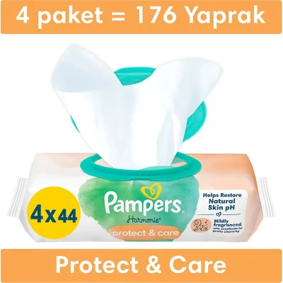 Prima Protect & Care Islak Havlu Mendil, 4'lü, 176 Yaprak