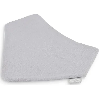 BabyJem Silikon Diş Kaşıyıcılı Müslin Önlük, Gri