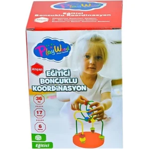 Play Wood Mini Boncuklu Kordinasyon