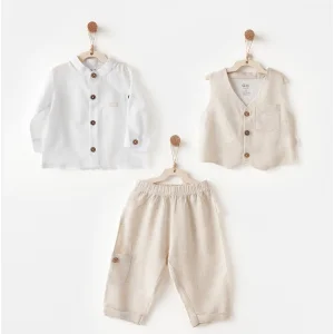 Andywawa Wawa Special Takım, 3'lü, Bej