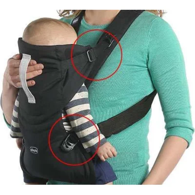 Chicco Easy Fit Kanguru, Gece Siyahı