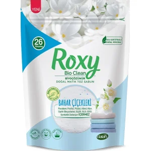 Roxy Bio Clean Doğal Matik Toz Sabun, Bahar Çiçekleri, 1600 g