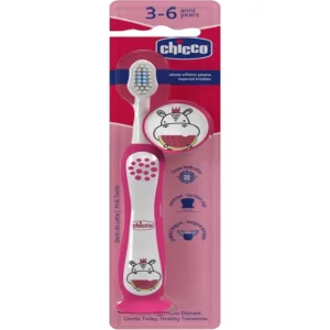 Chicco Diş Fırçası, 3-6 Yaş, Hippo