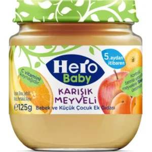 Hero Baby Karışık Meyveli Kavanoz Mama 125 Gr