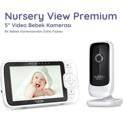 Hubble Nursery View Premium 5 Dijital Bebek Kamerası