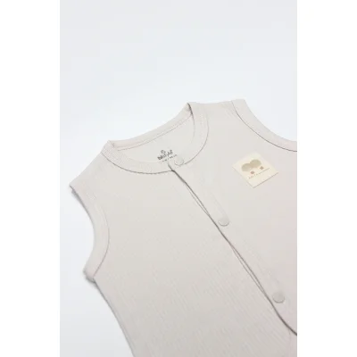 Bistyle Modal Flying Balloons Bebek Yelek, Bej