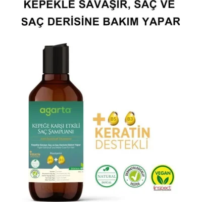 Agarta Doğal Kepeğe Karşı Şampuan, 400 ml
