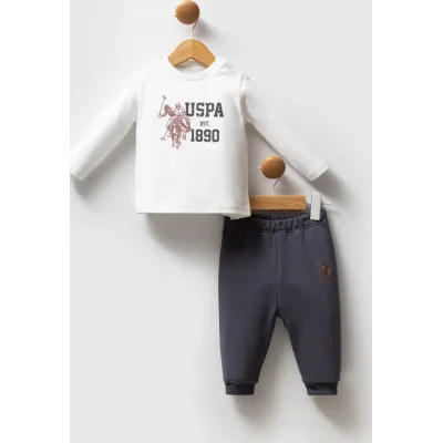 U.S. Polo Assn Takım, 3'lü, Füme