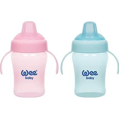Wee Baby Colorful Akıtmaz Kulplu Antikolik Bardak, 240 ml
