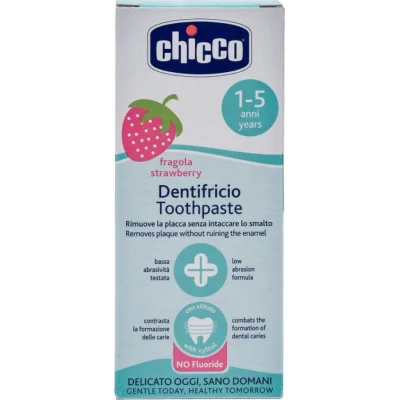 Chicco Çilekli Diş Macunu, 12+ Ay, 50 ml