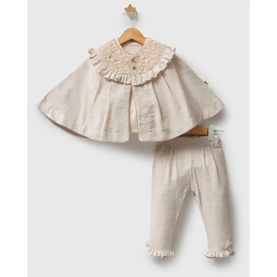 Tongs Baby 3'lü Takım 8014 Ekru