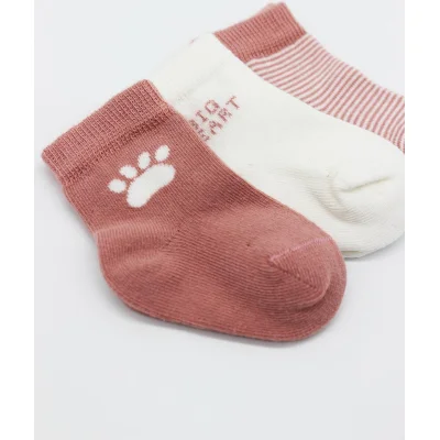 Bistyle 3'Lü Penye Soket Çorap 10110 Pudra