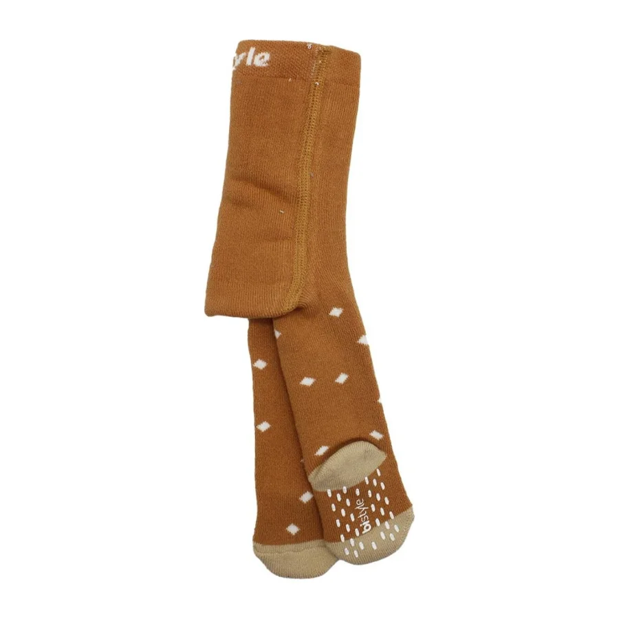 Bistyle Puan Kaymaz Havlu Külotlu Çorap, Hardal