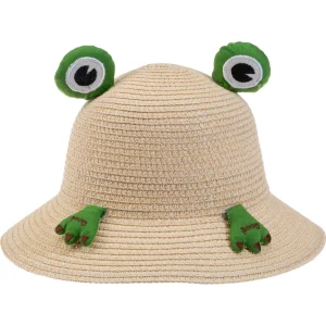 Kitti Bebe Hasır Şapka ( 2-6 Yaş ) Y24700-05 Orta, Bej