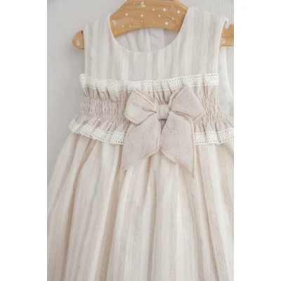 Tongs Baby Nostalgia Elbise, Bej