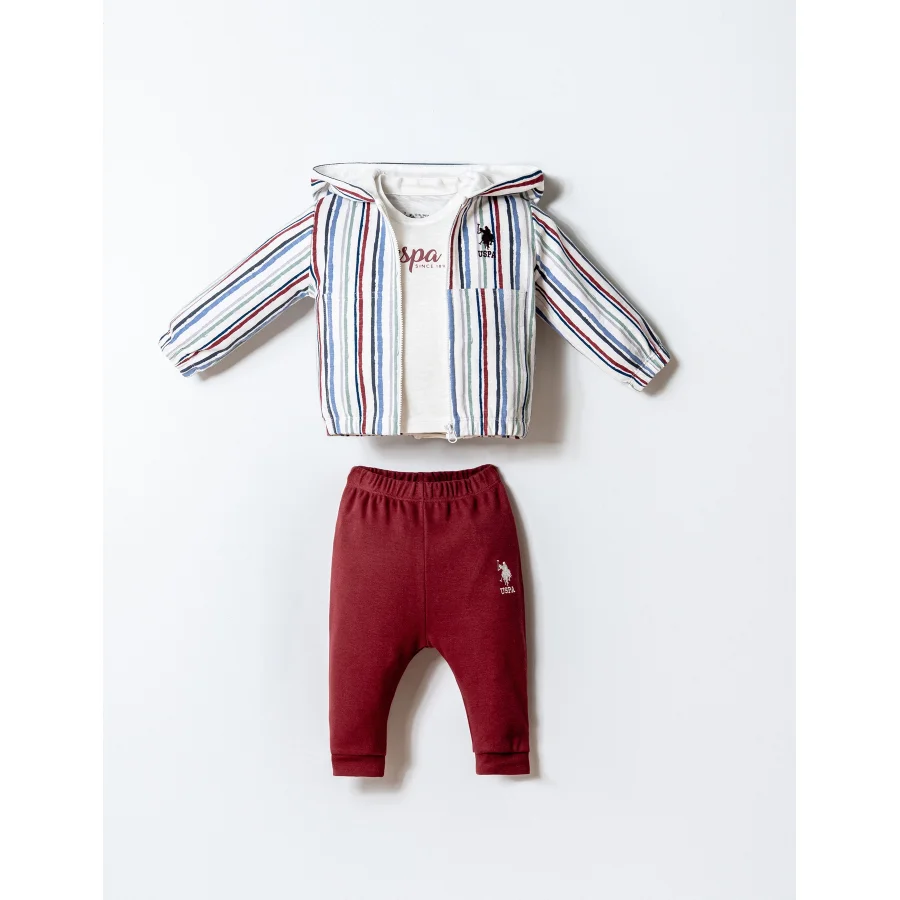 U.S. Polo Takım, 3'lü, Beyaz