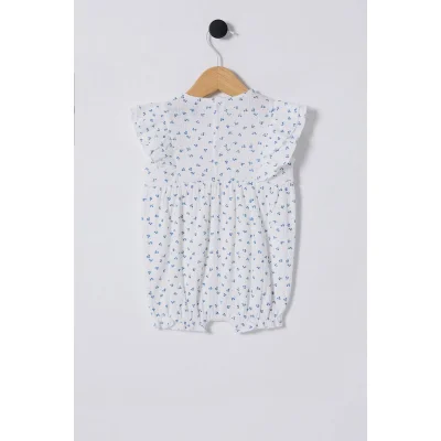 U.S Polo Bebek Tulum USB2434 Beyaz-Mavi, Mavi