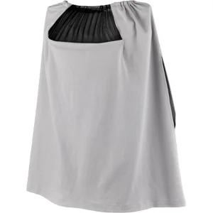 BabyJem Tül Pencereli Emzirme Önlüğü, Gri