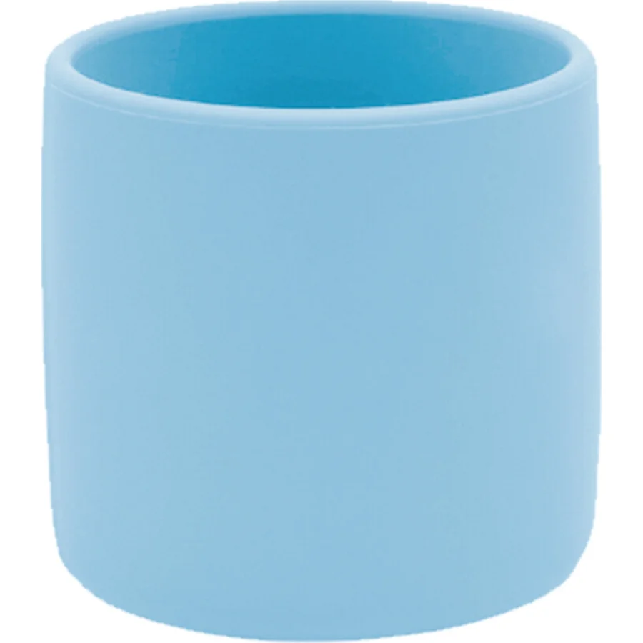 OiOi Silikon Mini Bardak, Mineral Blue
