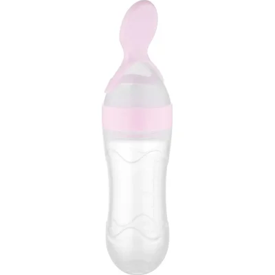 BabyJem Sıkmalı Kaşık, Pembe