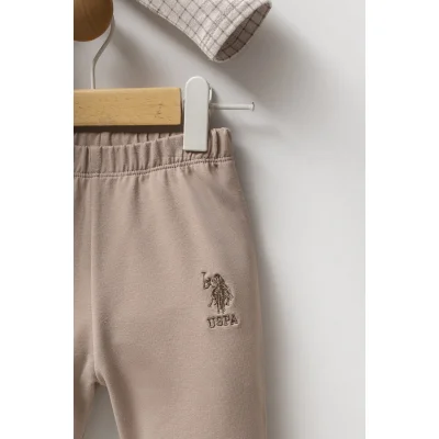 U.S. Polo Assn Takım, 2'li, Bej, Melanj