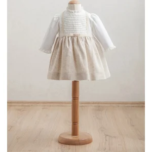 Tongs Baby Bebek Elbise, Bej