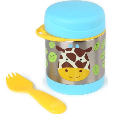Skip Hop Zoo Paslanmaz Çelik Termos, 325 ml, Zürafa