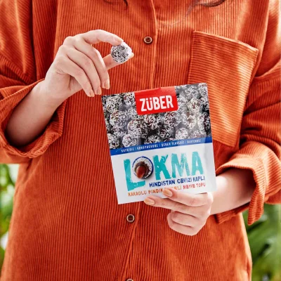 Züber Lokma Meyve Topu 96 Gr Hindistan Cevizli