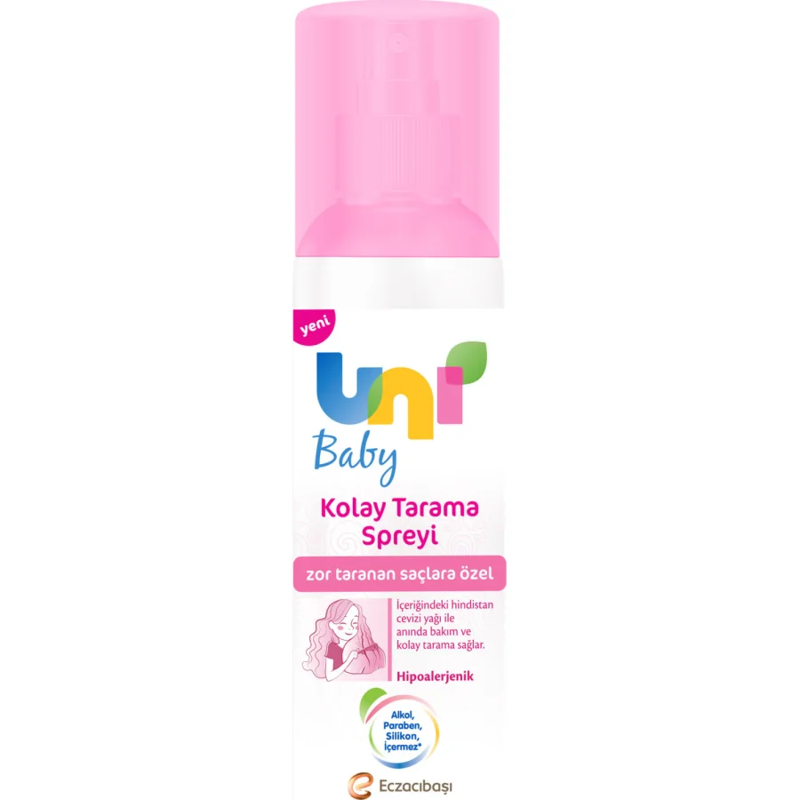 Uni Baby Kolay Saç Tarama Spreyi, 200 ml