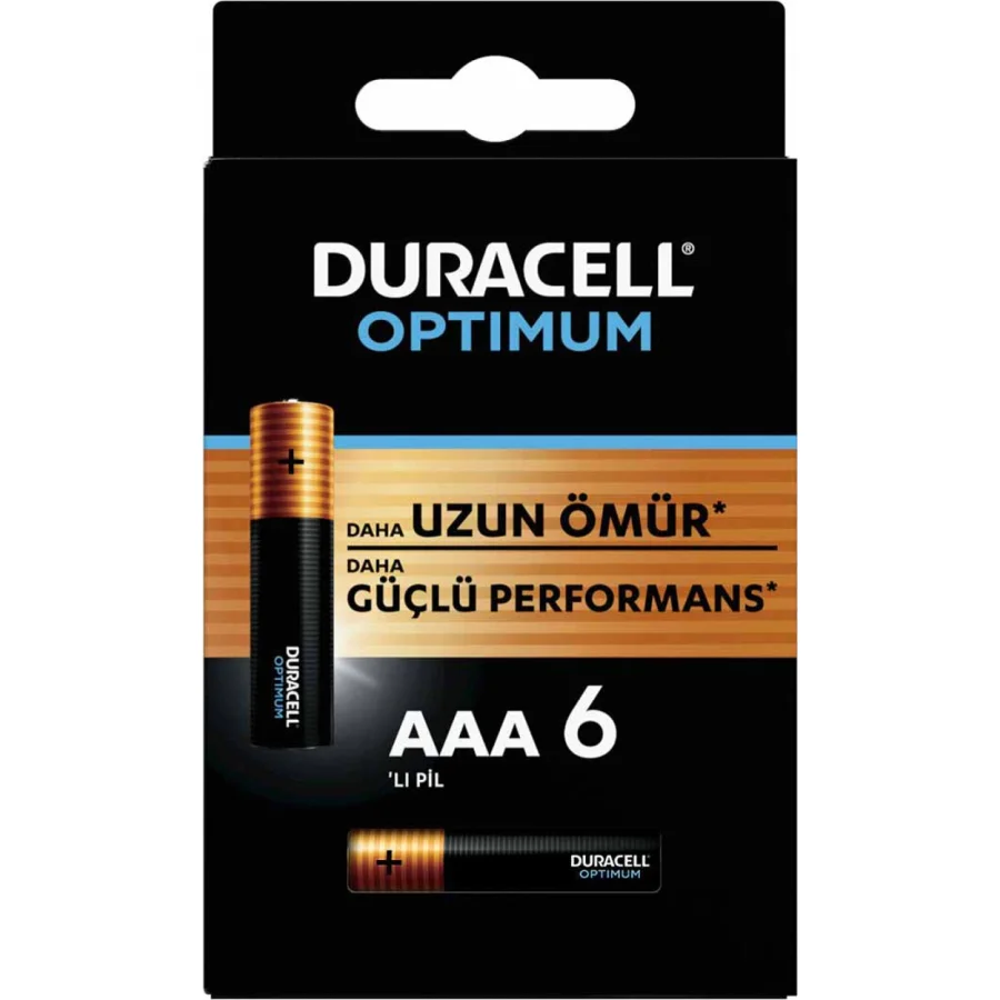 Duracell 6Lı Optimum AAA Kalem Pil