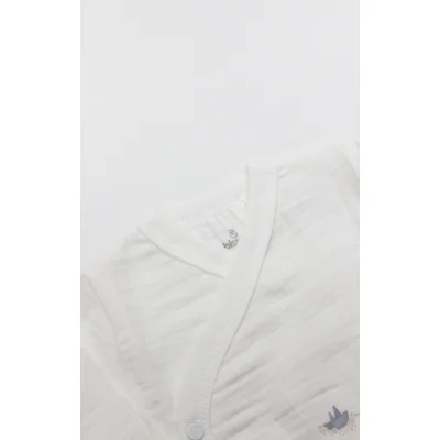 Bistyle Müslin Little Boats Hastane Çıkışı, 10'lu, Ekru