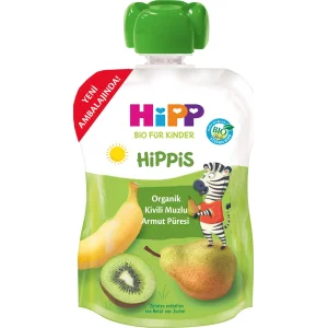 Hipp Organik Kivili Muzlu Armut Püresi, 90 g