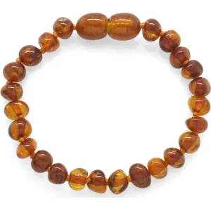 BabyJem Kehribar Bebek Bilekliği, Koyu Bal