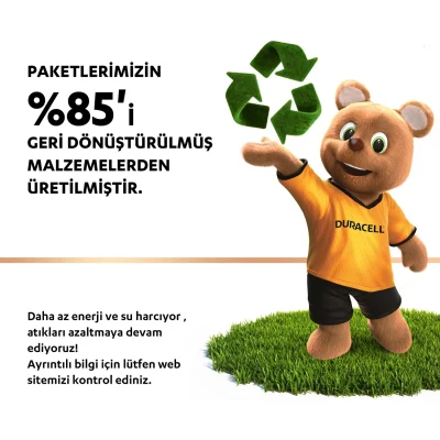 Duracell İnce Kalem Pil, AAA, 4'lü