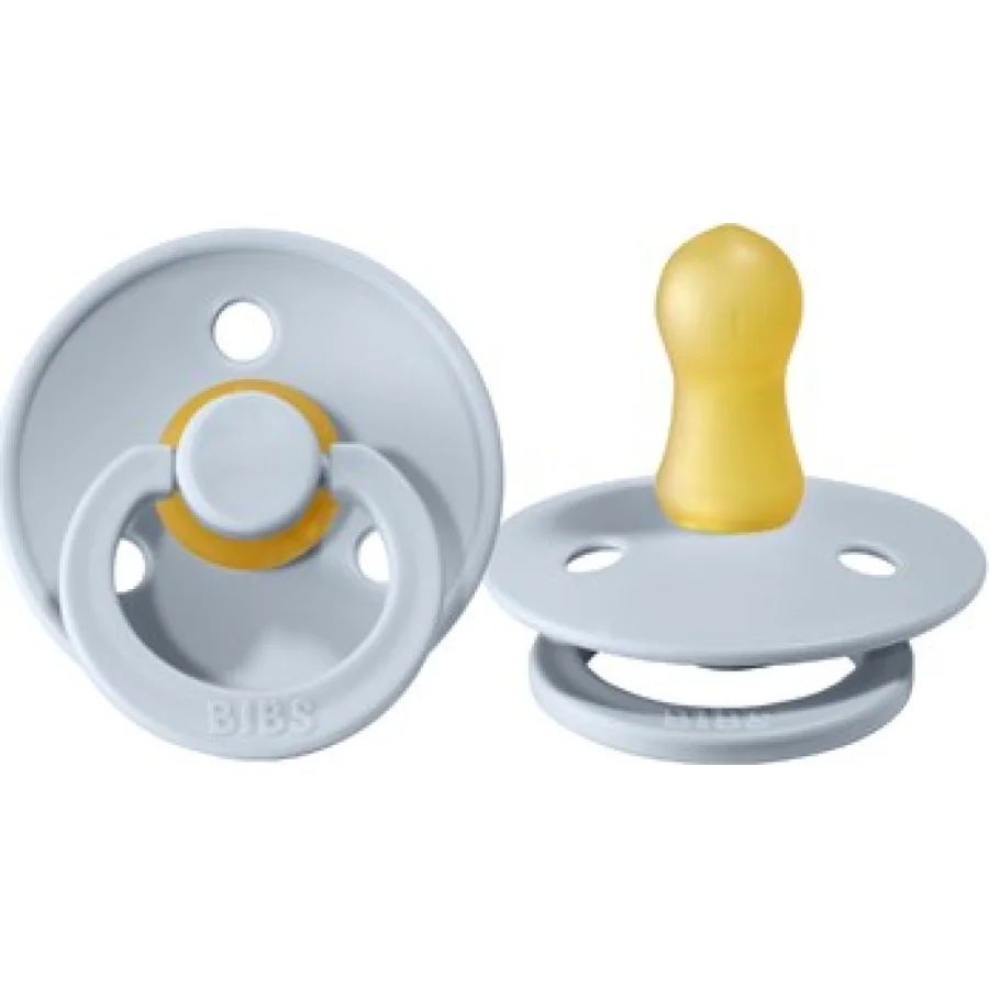 Bibs Colour Kauçuk Emzik, 6-18 Ay, Baby Blue