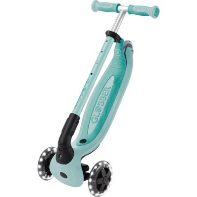 Globber Go Up Baby 360 Scooter, Işıklı, Koyu Mint
