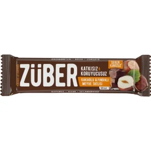 Züber Meyve Barı, 40 g, Fındık ve Kakaolu